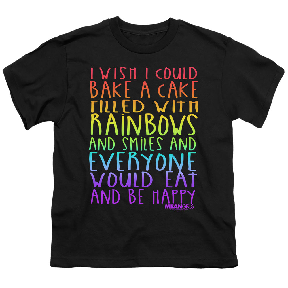 MEAN GIRLS/RAINBOWS AND CAKE - S/S YOUTH 18/1 - BLACK