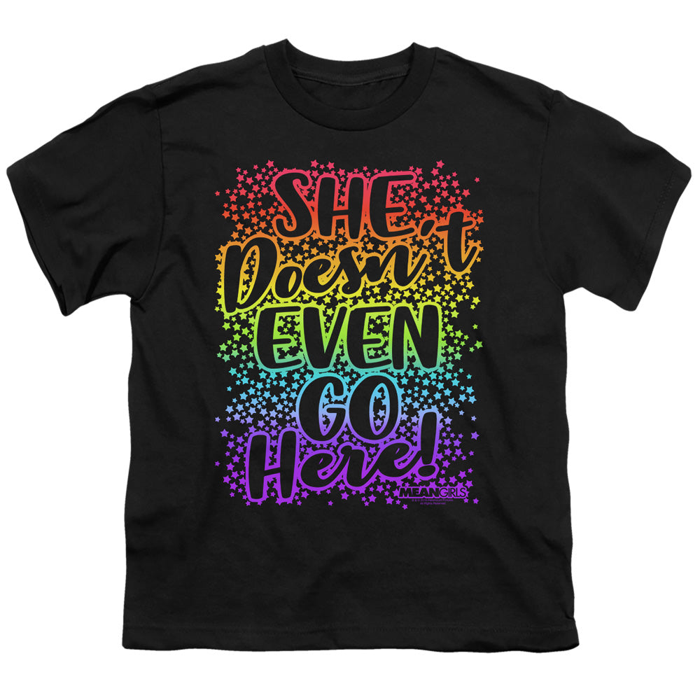 MEAN GIRLS/DOESNT GO HERE - S/S YOUTH 18/1 - BLACK