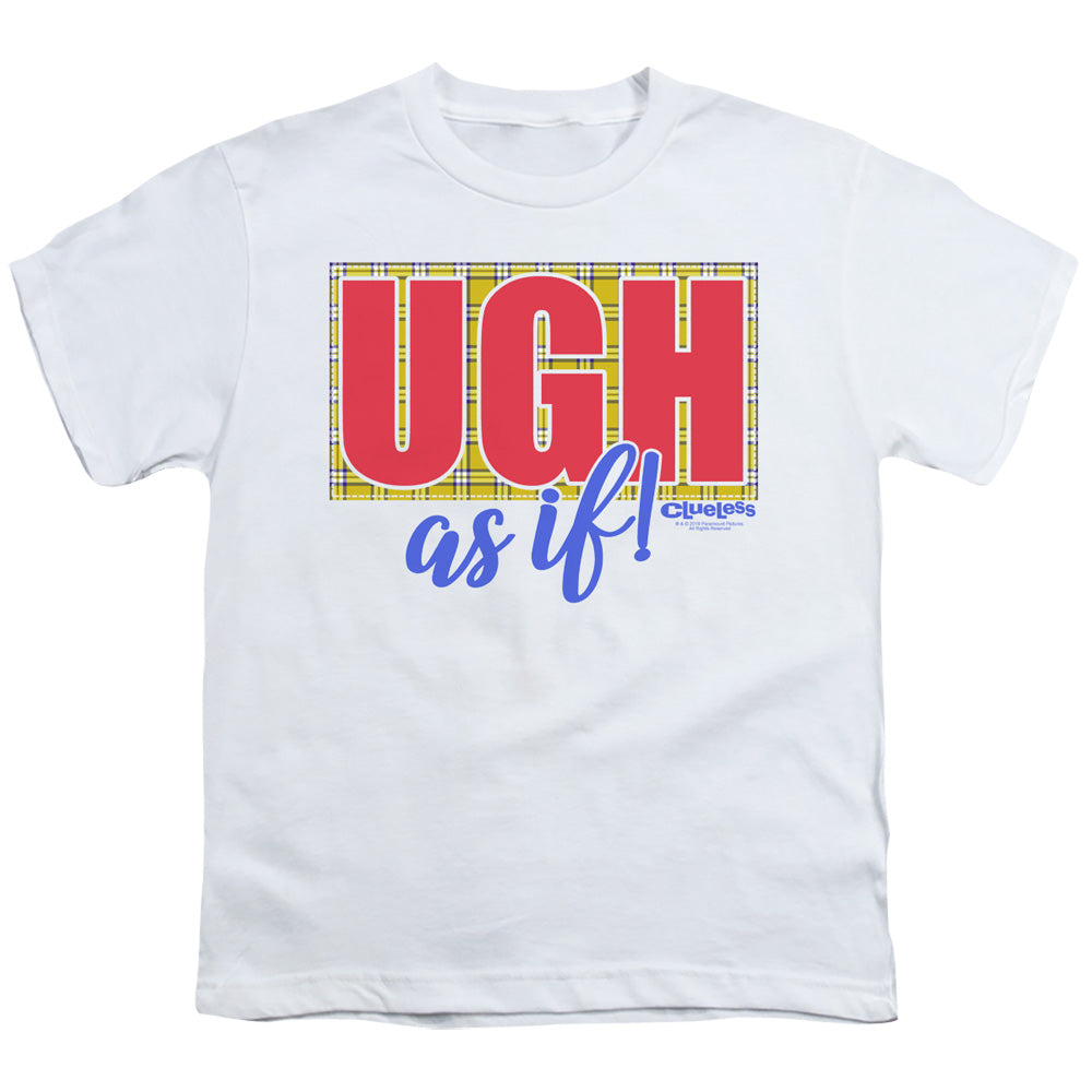 CLUELESS/UGH AS IF - S/S YOUTH 18/1 - WHITE
