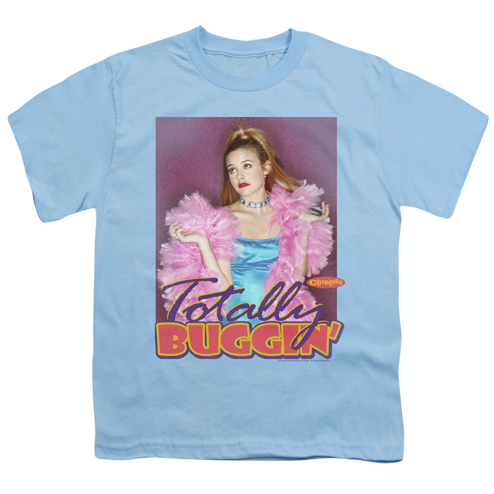 CLUELESS/TOTALLY BUGGIN - S/S YOUTH 18/1 - LIGHT BLUE