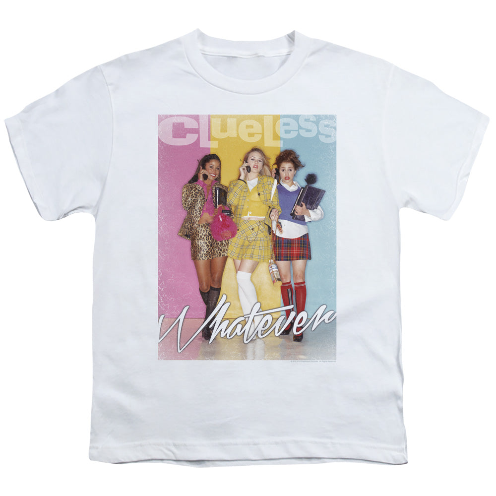 CLUELESS/WHATEVER - S/S YOUTH 18/1 - WHITE