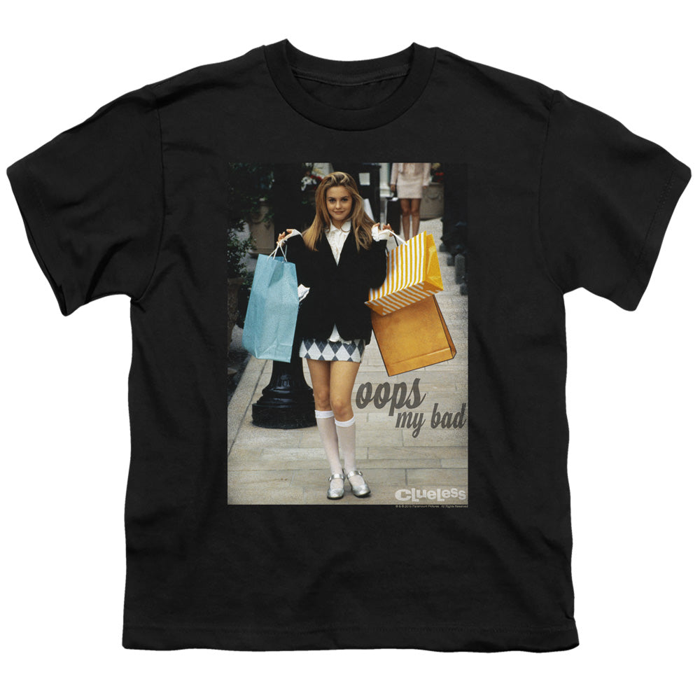 CLUELESS/OOPS MY BAD - S/S YOUTH 18/1 - BLACK