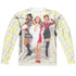 CLUELESS/CLUELESS PLAID (FRONT/BACK PRINT) - L/S ADULT POLY CREW  - MULTI