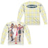 CLUELESS/CLUELESS PLAID (FRONT/BACK PRINT) - L/S ADULT POLY CREW  - MULTI