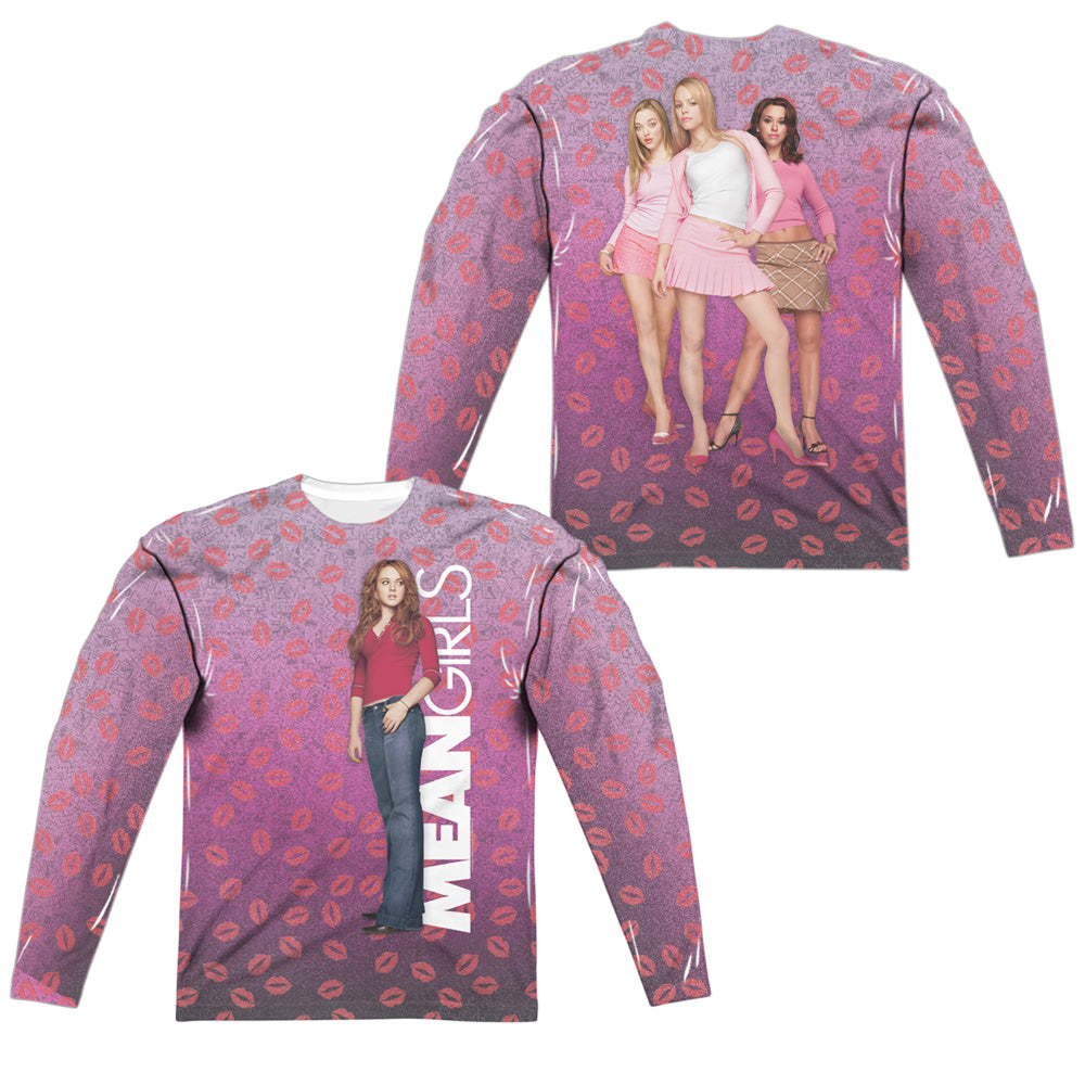 MEAN GIRLS/MEAN GIRLS (FRONT/BACK PRINT) - L/S ADULT POLY CREW  - MULTI