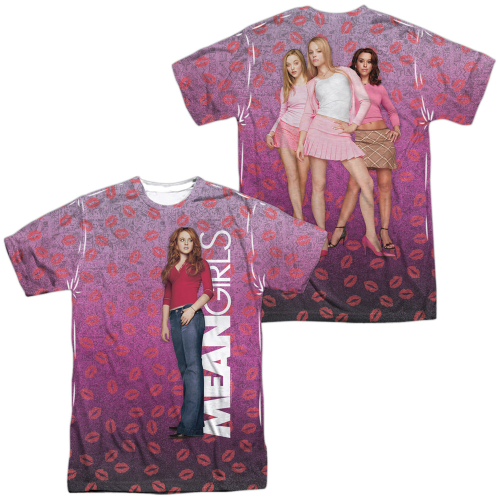 MEAN GIRLS/MEAN GIRLS (FRONT/BACK PRINT) - S/S ADULT POLY CREW - MULTI