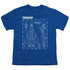 TOP GUN/SCHEMATIC - S/S YOUTH 18/1 - ROYAL BLUE