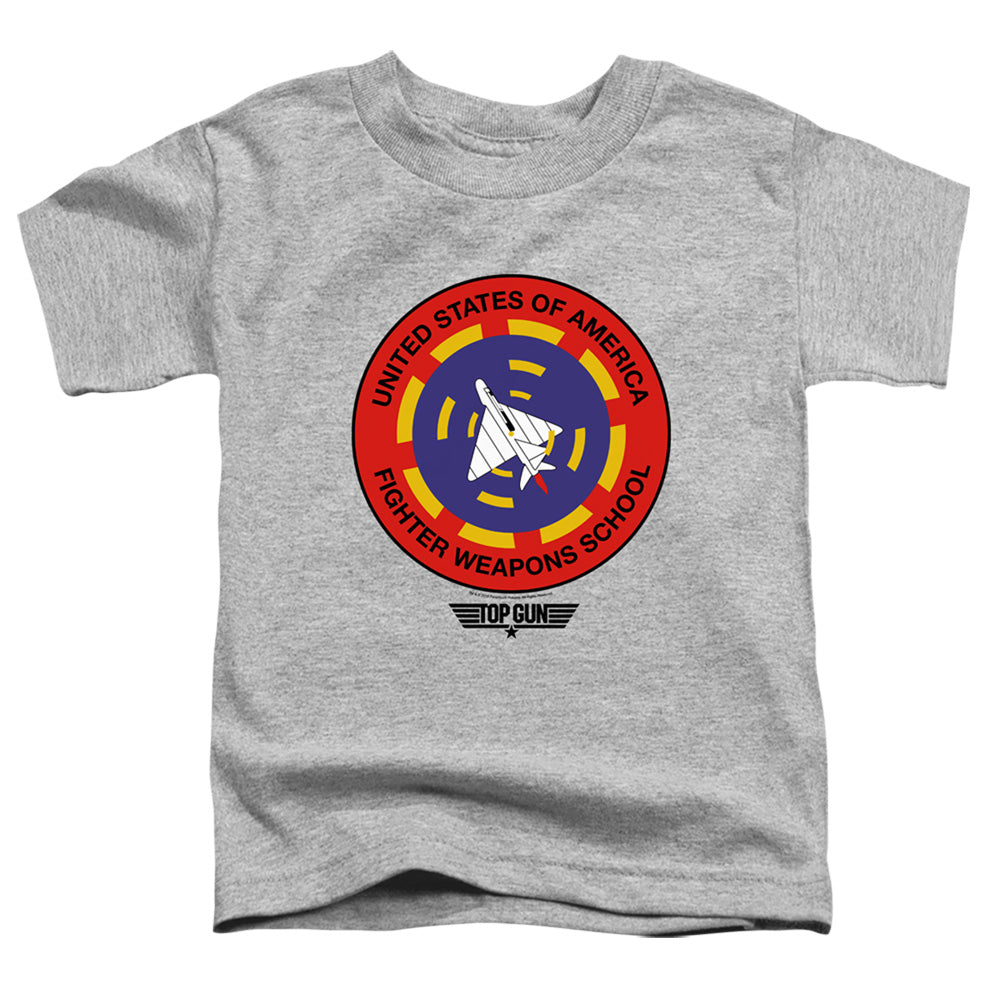 TOP GUN/FIGHTER WEAPONS SCHOOL - S/S TODDLER TEE - ATHLETIC HEATHER
