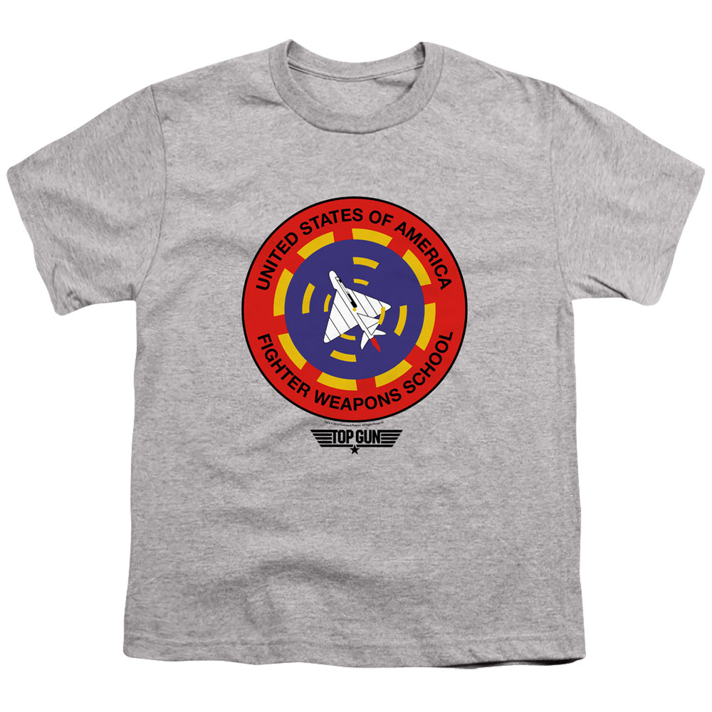 TOP GUN/FIGHTER WEAPONS SCHOOL - S/S YOUTH 18/1 - ATHLETIC HEATHER