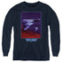 TOP GUN/CLOUDS - YOUTH LONG SLEEVE TEE - NAVY
