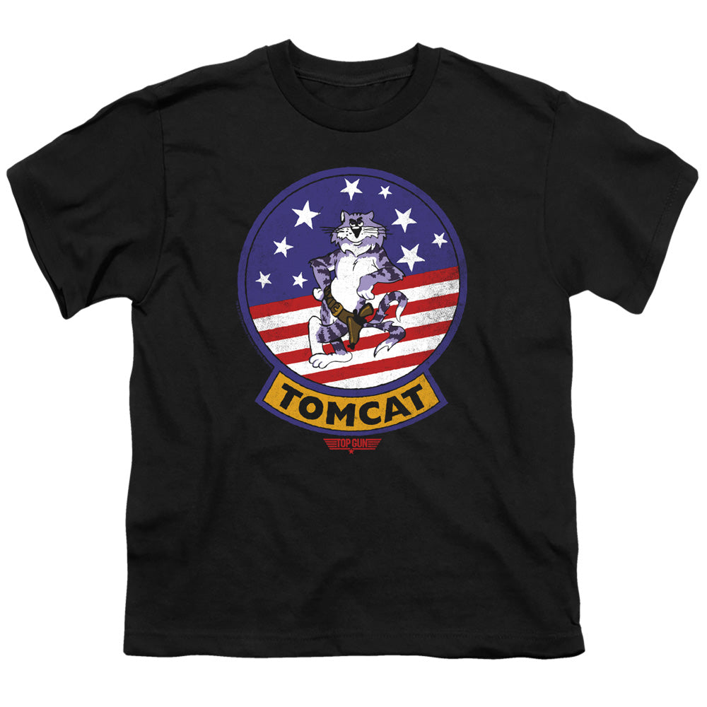 TOP GUN/TOMCAT SIGIL - S/S YOUTH 18/1 - BLACK