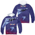 TOP GUN/JETS IN MOTION (FRONT/BACK PRINT) - ADULT POLY PULLOVER HOODIE - MULTI