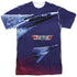 TOP GUN/JETS IN MOTION (FRONT/BACK PRINT) - S/S ADULT POLY CREW - MULTI