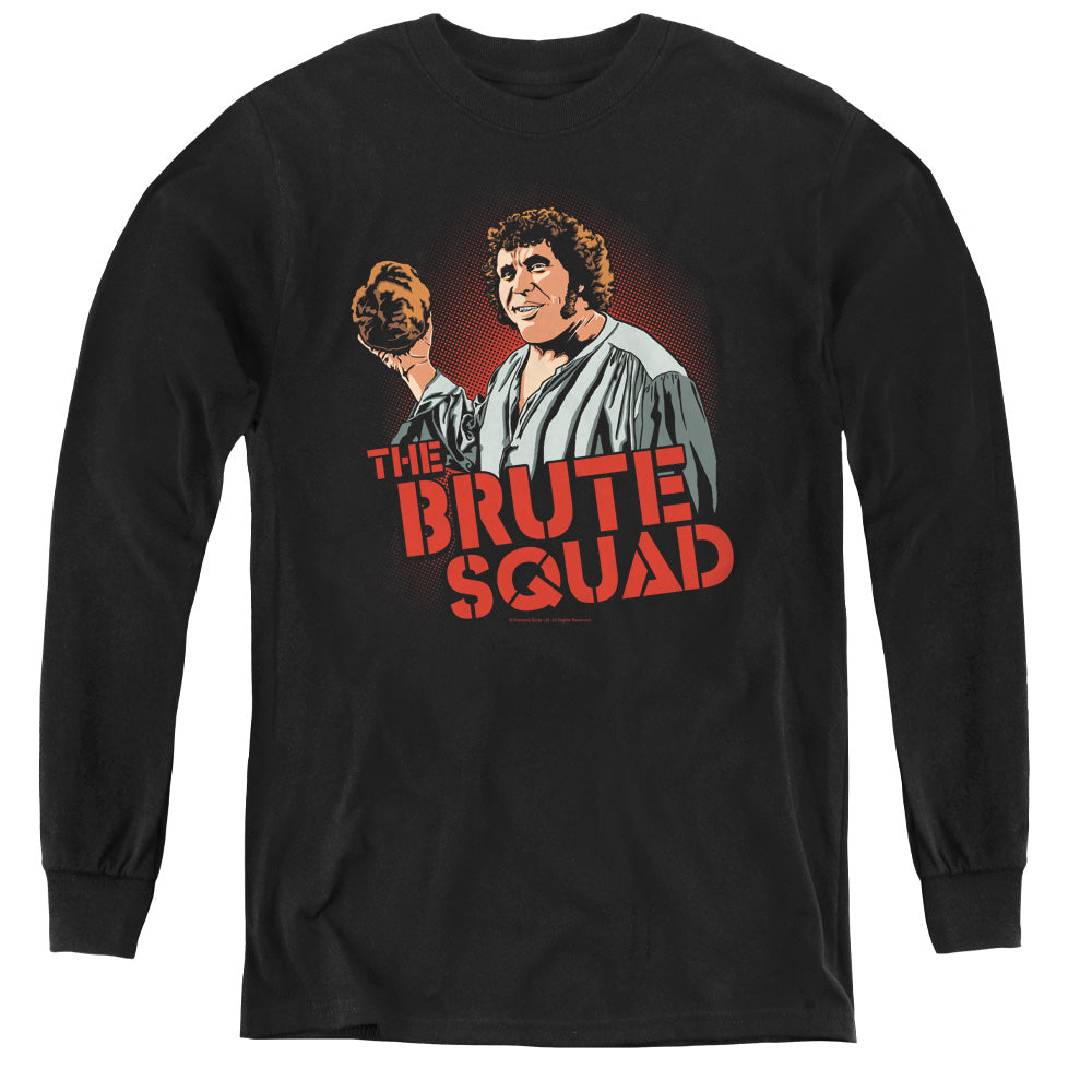 PRINCESS BRIDE/BRUTE SQUAD - YOUTH LONG SLEEVE TEE - BLACK