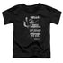 PRINCESS BRIDE/HELLO AGAIN - S/S TODDLER TEE - BLACK