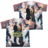 PRINCESS BRIDE/SOFT COLLAGE (FRONT/BACK PRINT) - S/S YOUTH POLY CREW - MULTI
