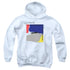 GENESIS/ABACAB - YOUTH PULLOVER HOODIE - WHITE