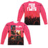 PINK FLOYD/LIVE (FRONT/BACK PRINT) - L/S ADULT POLY CREW  - MULTI