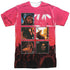PINK FLOYD/LIVE (FRONT/BACK PRINT) - S/S ADULT POLY CREW - MULTI
