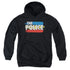 THE POLICE/THREE STRIPES LOGO - YOUTH PULLOVER HOODIE - BLACK