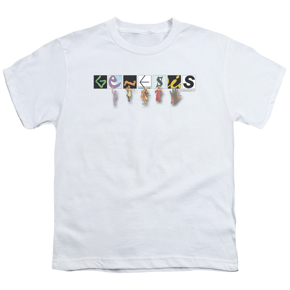 GENESIS/NEW LOGO - S/S YOUTH 18/1 - WHITE