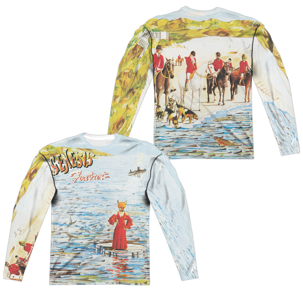 GENESIS/FOXTROT COVER (FRONT/BACK PRINT) - L/S ADULT POLY CREW  - MULTI