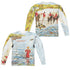 GENESIS/FOXTROT COVER (FRONT/BACK PRINT) - L/S ADULT POLY CREW  - MULTI