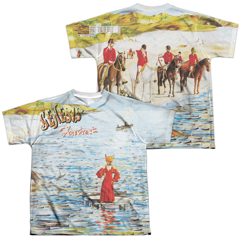 GENESIS/FOXTROT COVER (FRONT/BACK PRINT) - S/S YOUTH POLY CREW - MULTI
