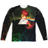 PINK FLOYD/DARK SIDE OF THE MOON (FRONT/BACK PRINT) - L/S ADULT POLY CREW  - MULTI