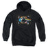 PINK FLOYD/DARK SIDE HEADS - YOUTH PULLOVER HOODIE - BLACK
