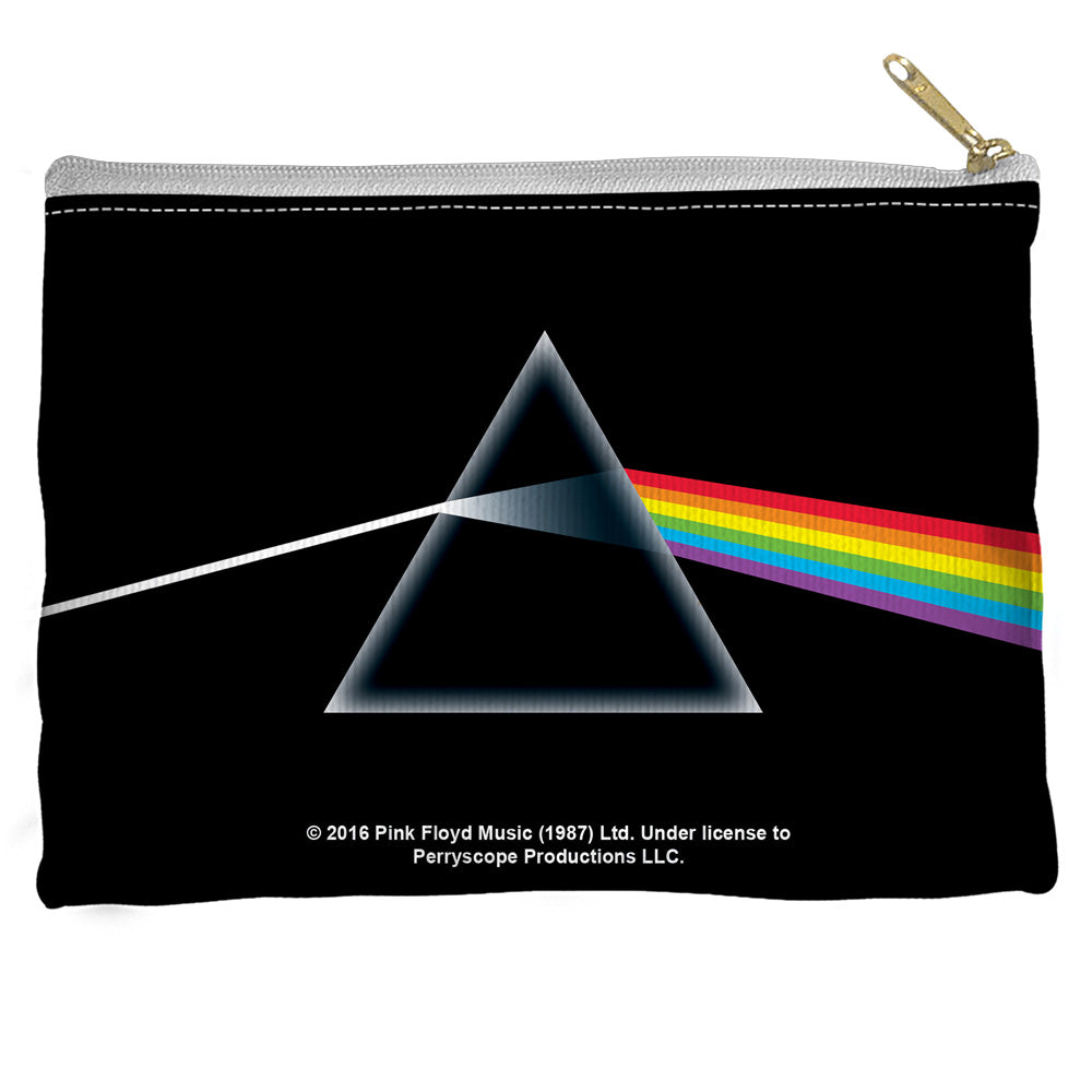 PINK FLOYD/DARK SIDE OF THE MOON - STRAIGHT BOTTOM ACCESSORY POUCH