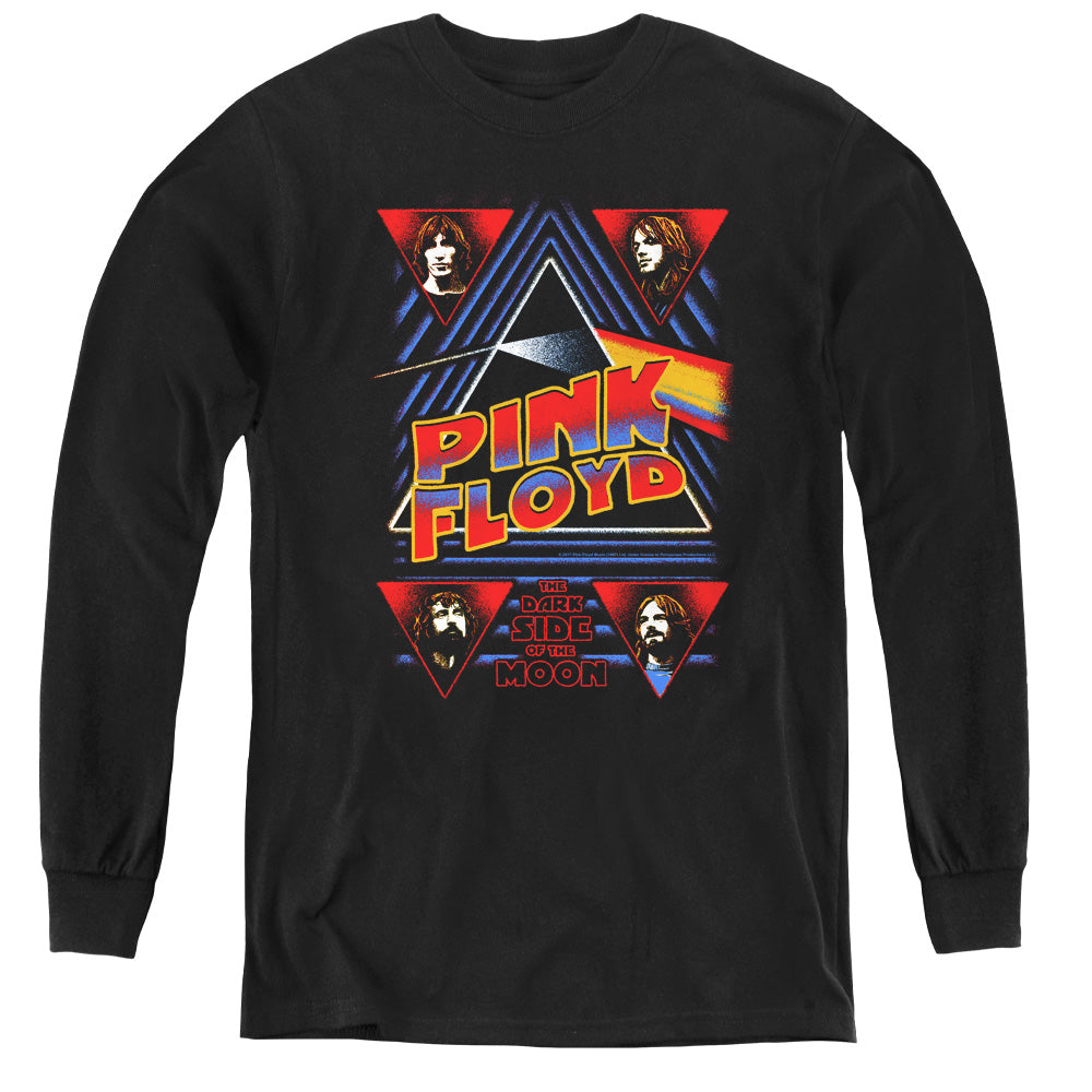 PINK FLOYD/DARK SIDE - YOUTH LONG SLEEVE TEE - BLACK