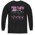 PINK FLOYD/PINK FOUR - YOUTH LONG SLEEVE TEE - BLACK