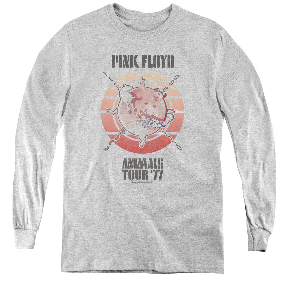 PINK FLOYD/ANIMALS TOUR 77 - YOUTH LONG SLEEVE TEE - ATHLETIC HEATHER