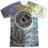 PINK FLOYD/PULSE (FRONT/BACK PRINT) - S/S ADULT POLY CREW - MULTI