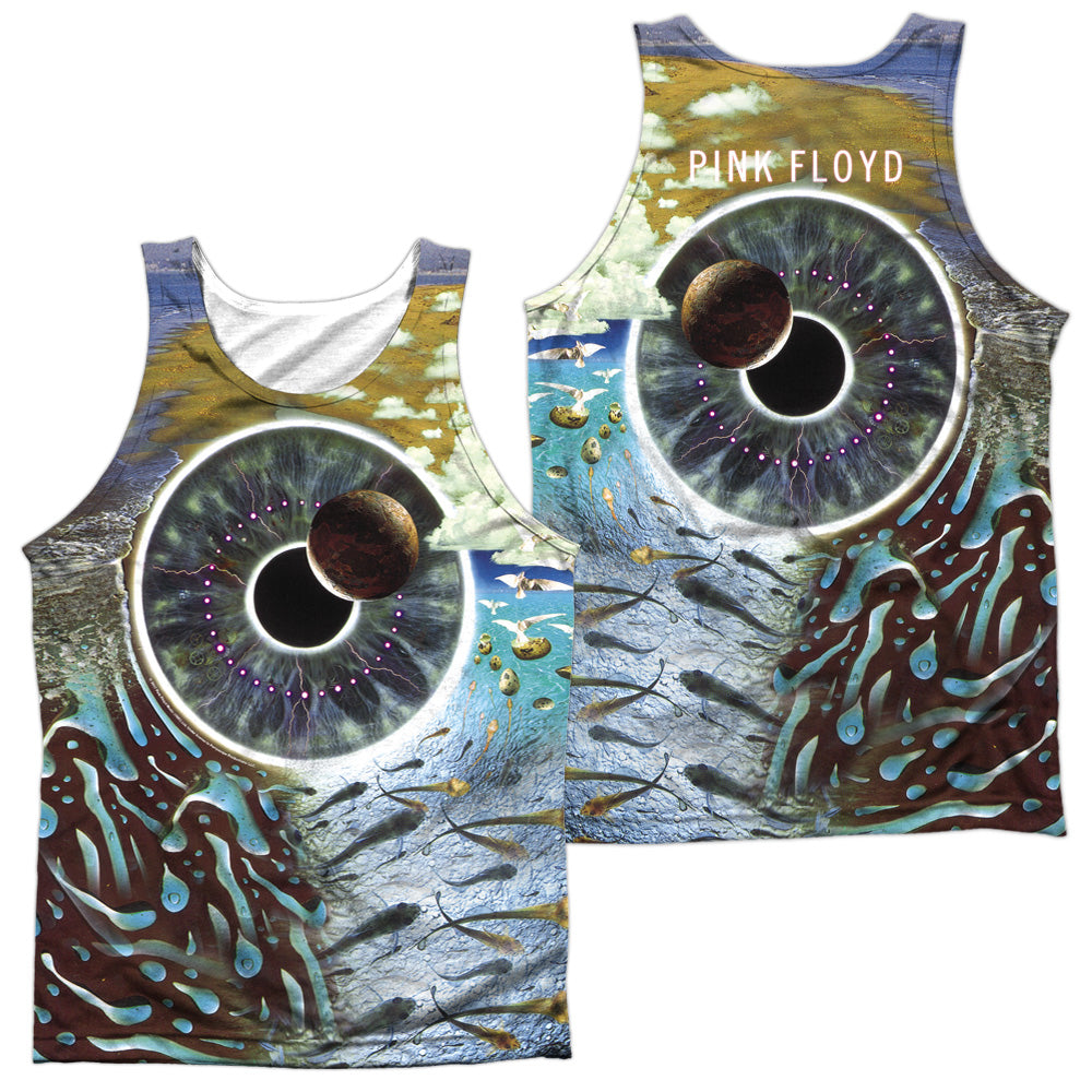 PINK FLOYD/PULSE (FRONT/BACK PRINT) - ADULT POLY TANK TOP - MULTI