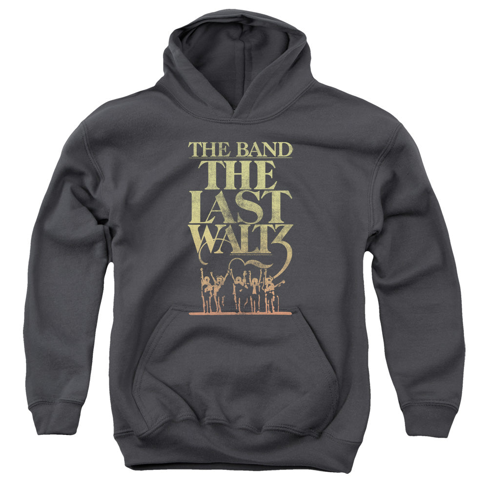THE BAND/THE LAST WALTZ - YOUTH PULLOVER HOODIE - CHARCOAL
