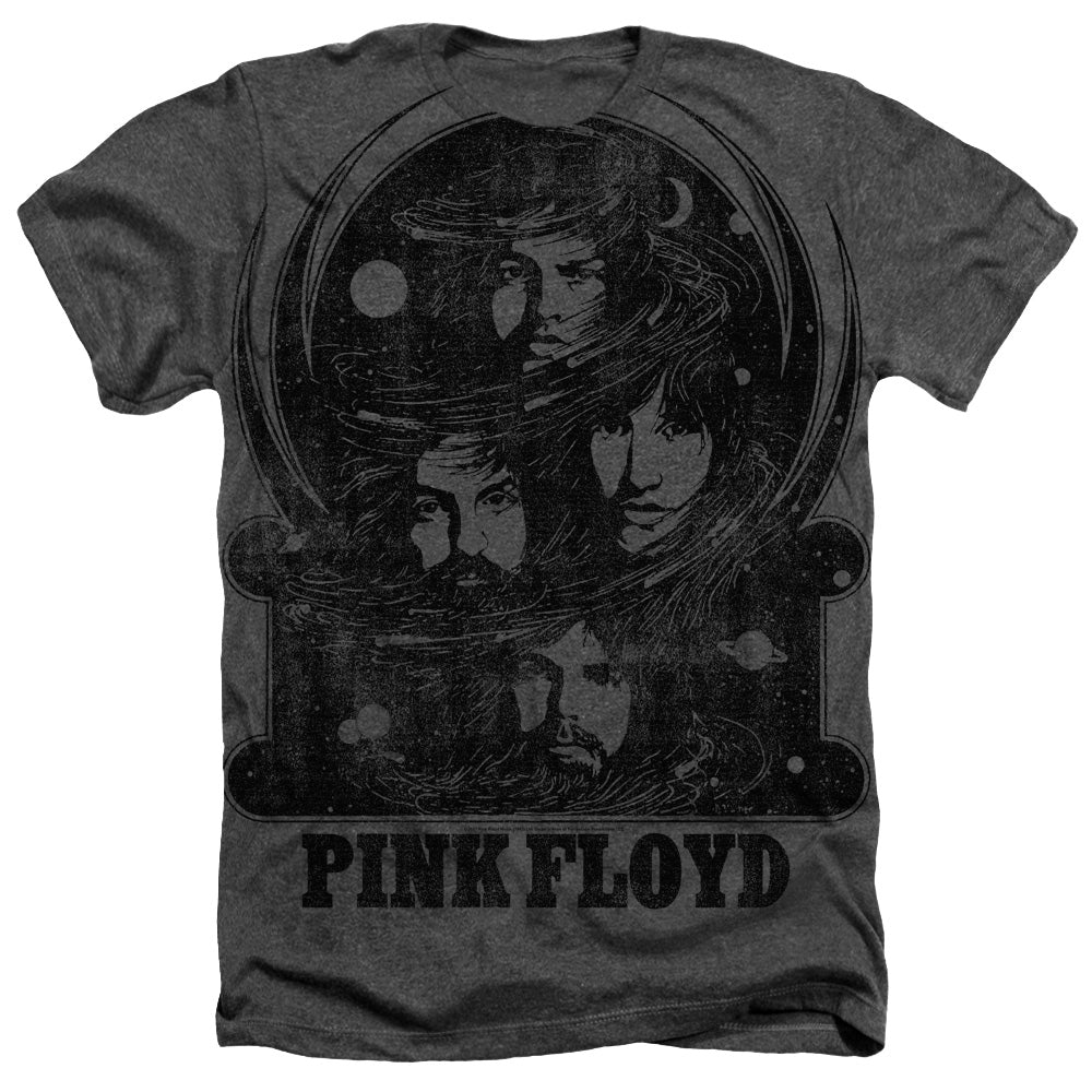 PINK FLOYD/FACES - ADULT HEATHER - CHARCOAL