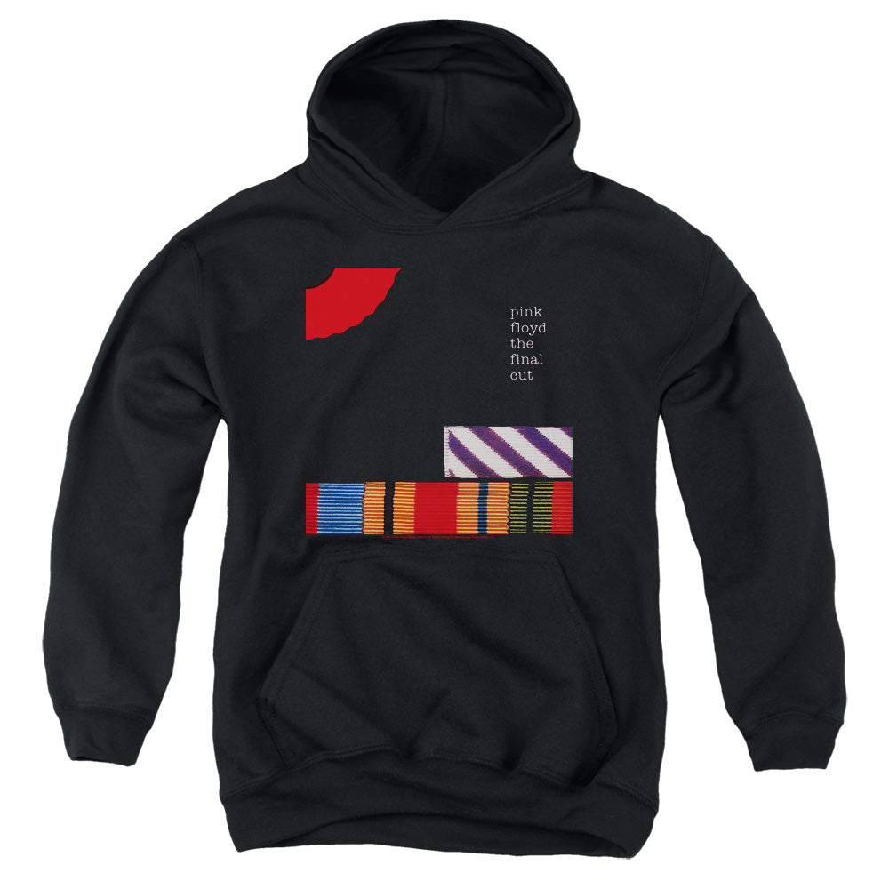 PINK FLOYD/THE FINAL CUT - YOUTH PULLOVER HOODIE - BLACK