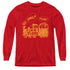 PINK FLOYD/SEE EMILY PLAY - YOUTH LONG SLEEVE TEE - RED