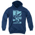 THE POLICE/MESSAGE IN A BOTTLE - YOUTH PULLOVER HOODIE - NAVY