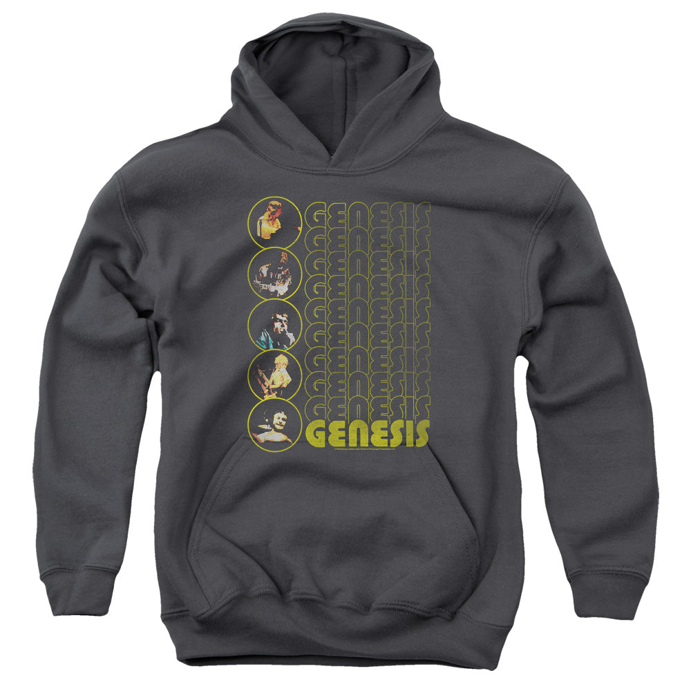 GENESIS/THE CARPET CRAWLERS - YOUTH PULLOVER HOODIE - CHARCOAL