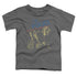 THE POLICE/JAPANESE POSTER - S/S TODDLER TEE - CHARCOAL