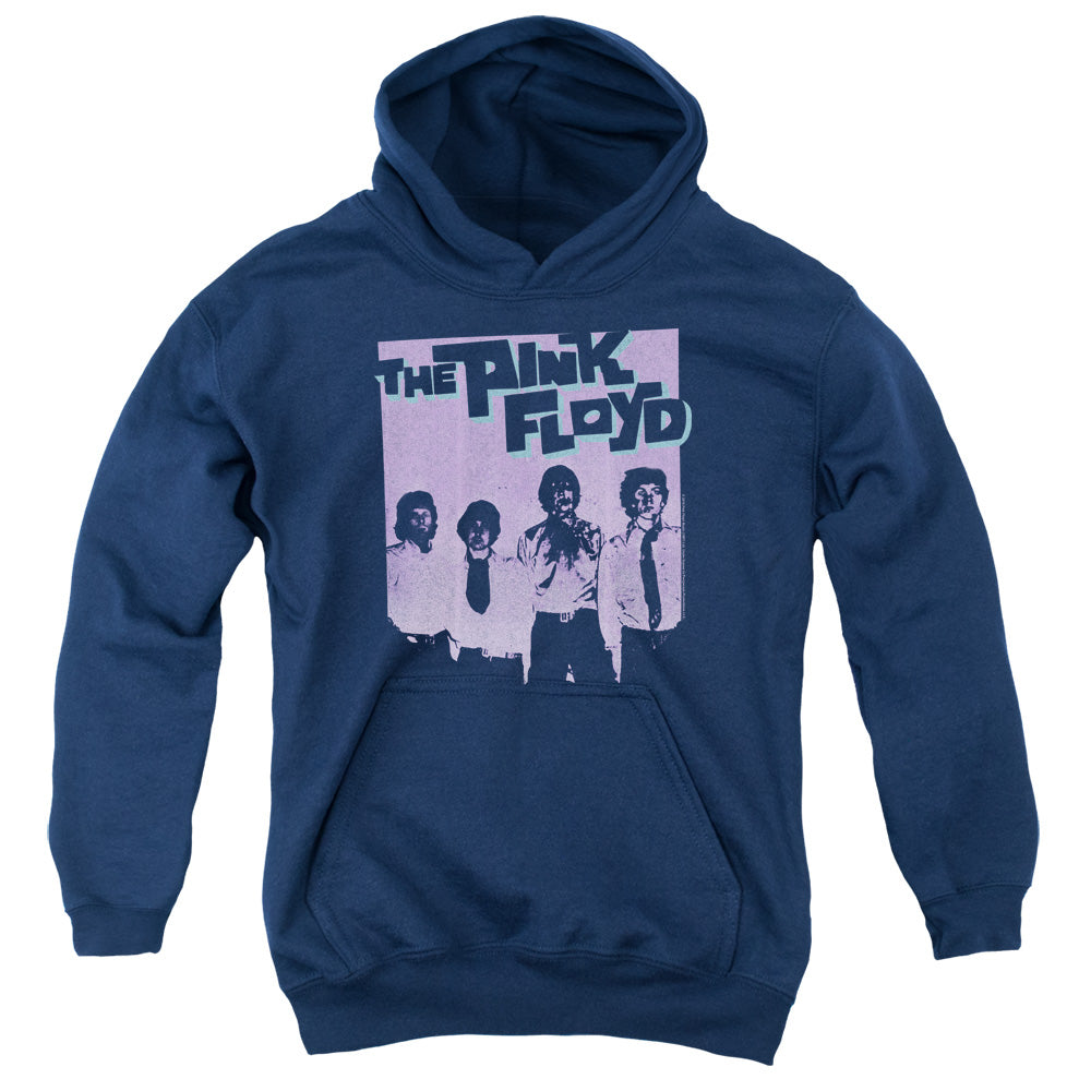 PINK FLOYD/PAINT BOX - YOUTH PULLOVER HOODIE - NAVY