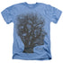 PINK FLOYD/TREE OF LIFE - ADULT HEATHER - LIGHT BLUE