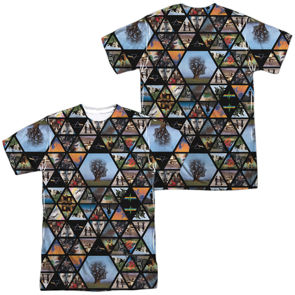 PINK FLOYD/PHOTOGRAPHS (FRONT/BACK PRINT) - S/S ADULT POLY CREW - MULTI