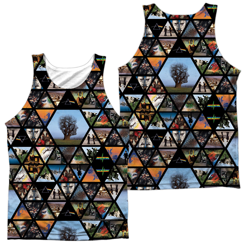 PINK FLOYD/PHOTOGRAPHS (FRONT/BACK PRINT) - ADULT POLY TANK TOP - MULTI