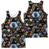 PINK FLOYD/PHOTOGRAPHS (FRONT/BACK PRINT) - ADULT POLY TANK TOP - MULTI