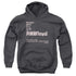 PINK FLOYD/ARNOLD LAYNE - YOUTH PULLOVER HOODIE - CHARCOAL