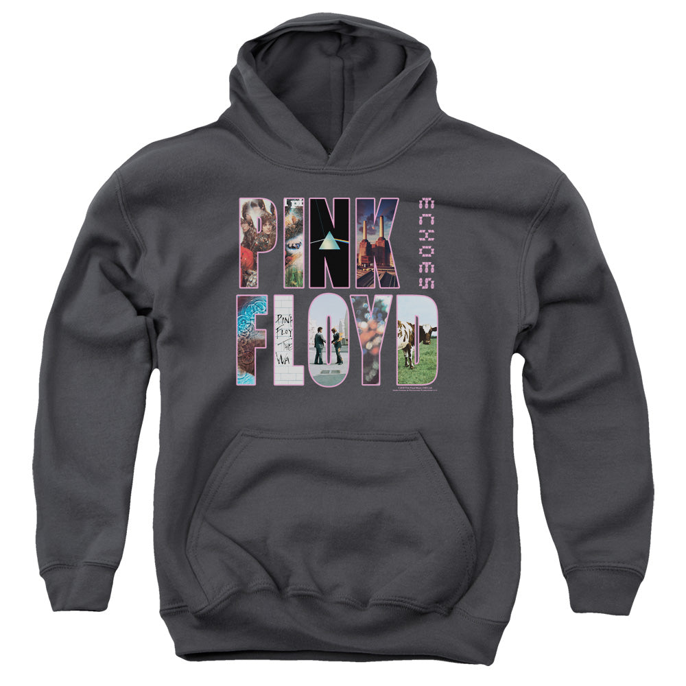 PINK FLOYD/COVER - YOUTH PULLOVER HOODIE - CHARCOAL